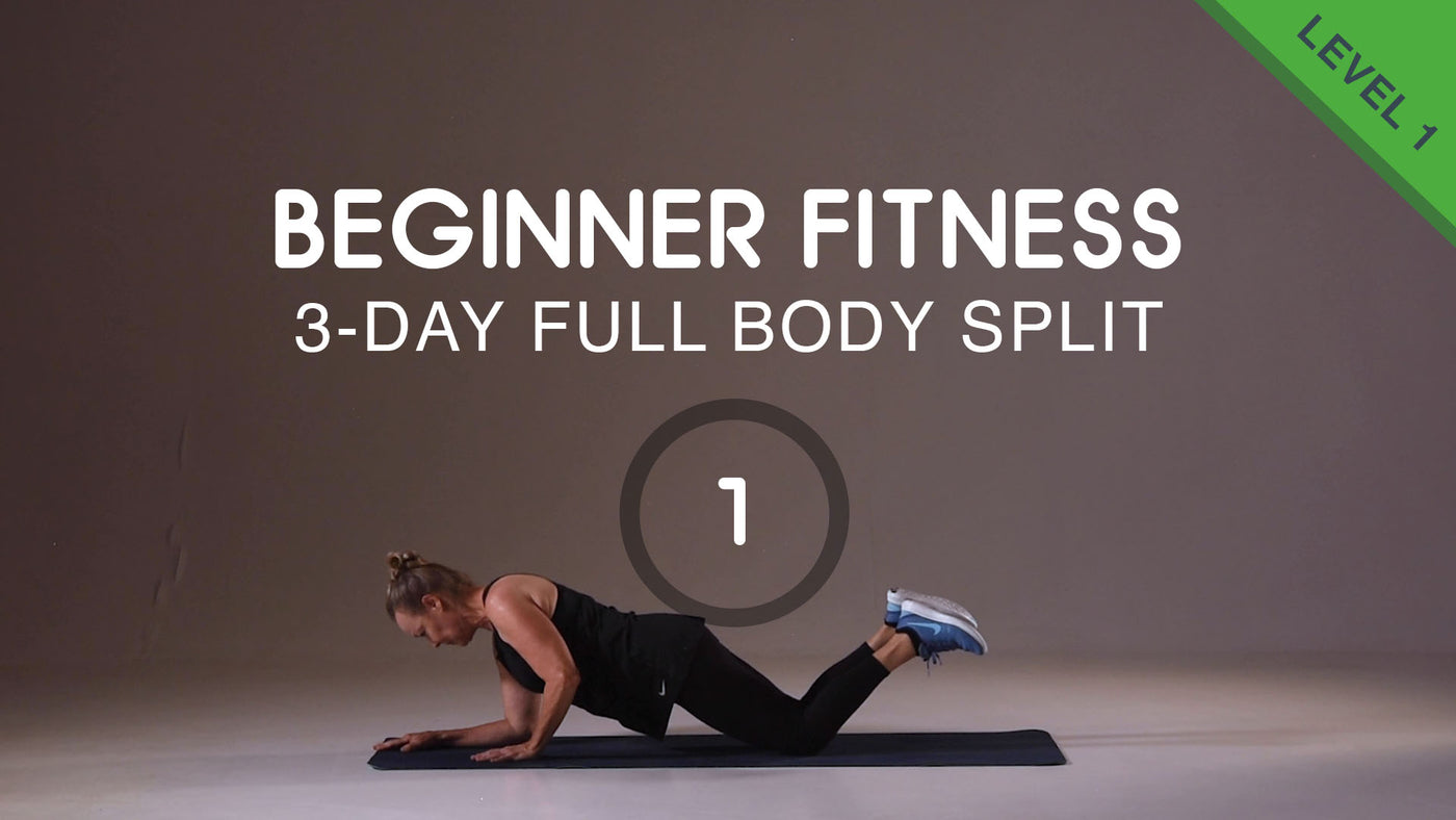 Beginner Fitness Workout Split Thumbnail