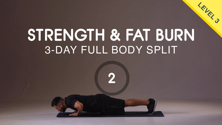 3-Day Split for Strength Gains & Fat Burn 