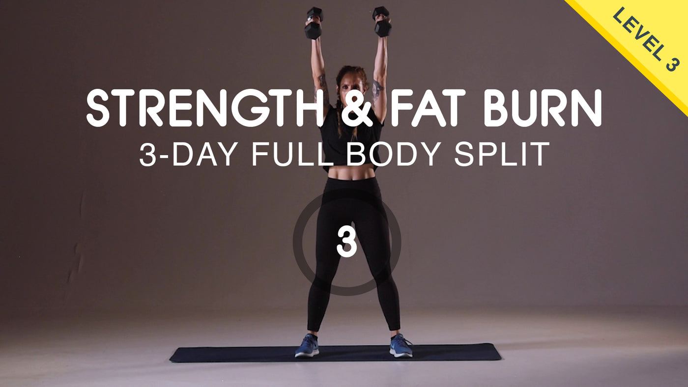 3-Day Split for Strength Gains & Fat Burn 