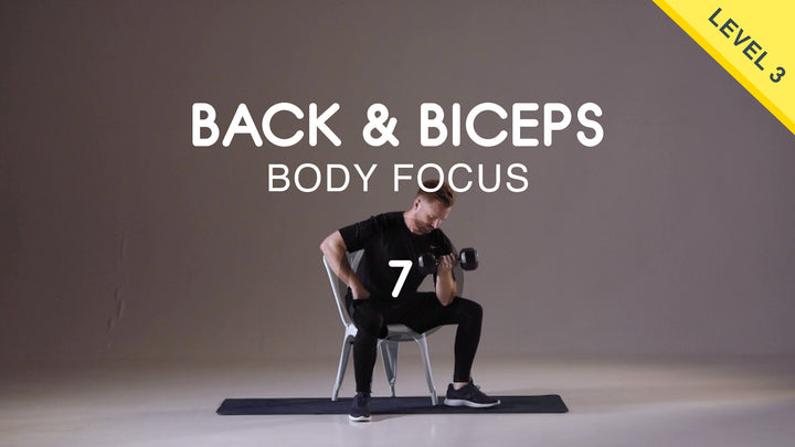 Dumbbell Back and Biceps At Home Workout