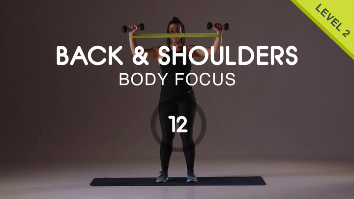10 min Shoulder and Back Workout At Home - Dumbbells & Bands