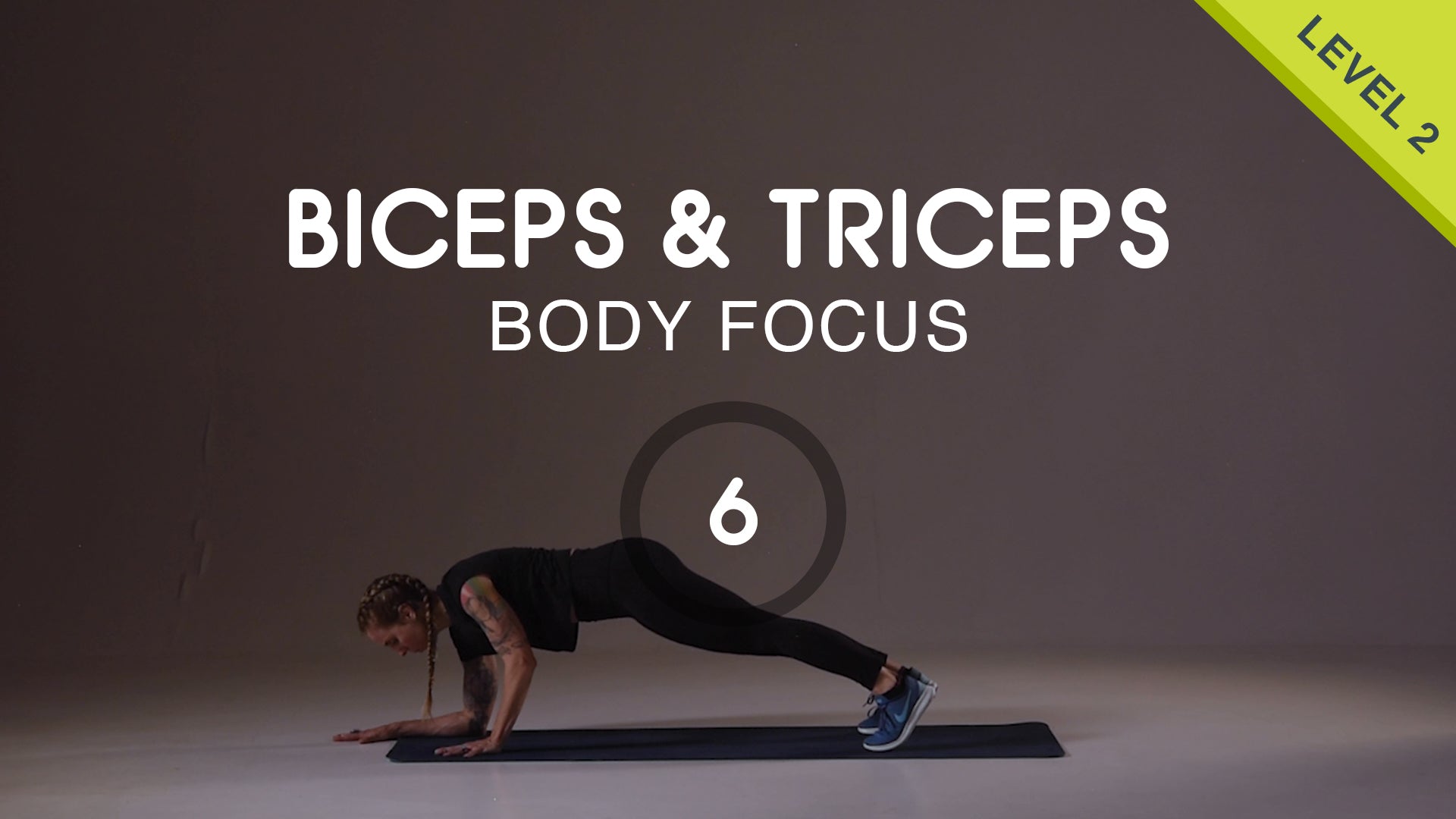 10 min HIIT Workout for Triceps, Core and Shoulders - Level 2