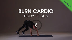 Burn Cardio 03: entrenamiento desafiante para principiantes e intermedios