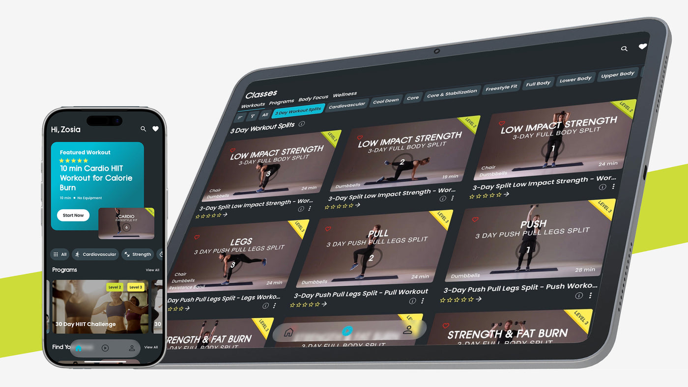 Group HIIT classes on iPhone and iPad