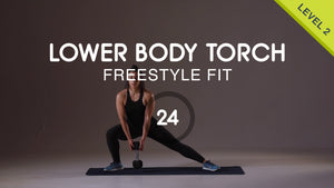 Antorcha para la parte interna del muslo de pie