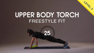 Reto de la parte superior del cuerpo con peso y banda