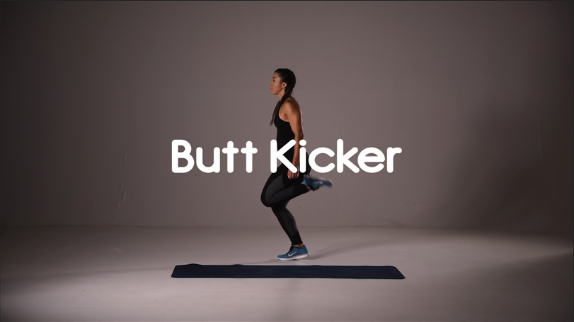 How to do Butt Kickers HIIT Cardio Exercises – Group HIIT