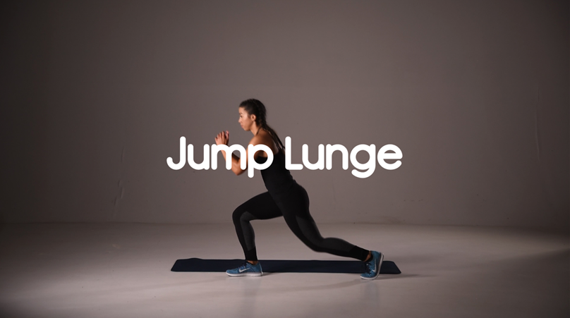 Hot to do a jump lunge hiit exercise