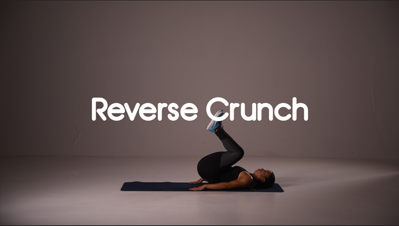 Half Reverse Crunch How to do a Reverse Crunch - HIIT Exercise for Abs – Group HIIT