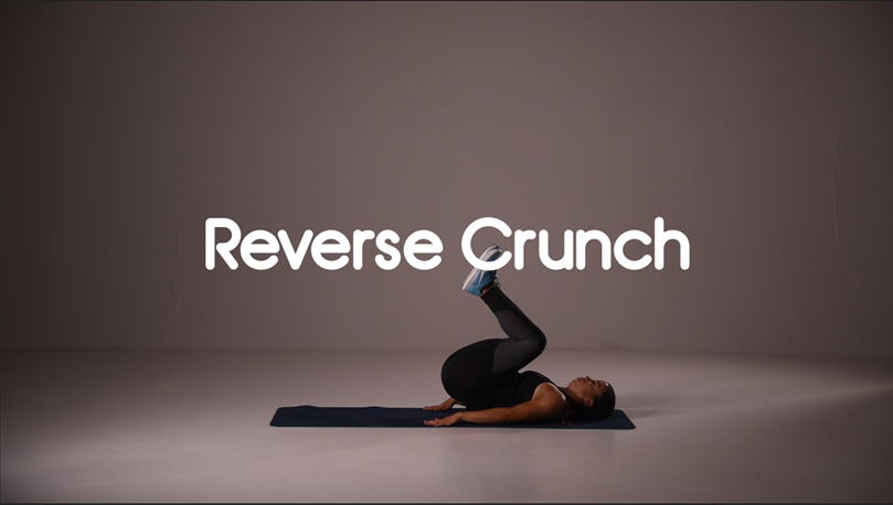 How to do reverse crunch ab exercise