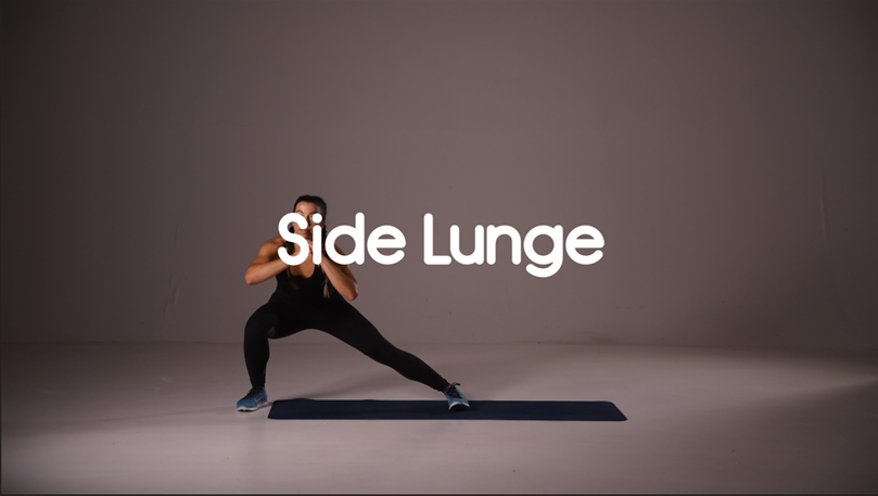 How to do side lunge glute exercise