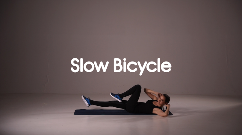 How to do slow bicycle hiit exercise
