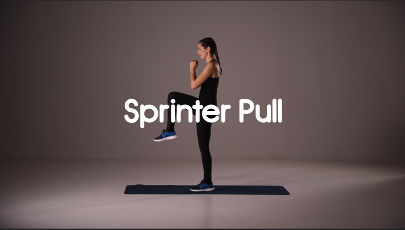 How to do sprinter pull hiit exercise