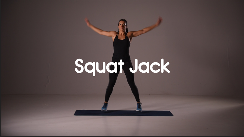 How to do a Squat Jack HIIT Cardio