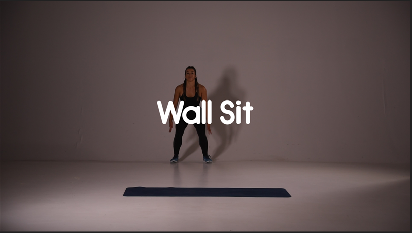 how to do a wall sit