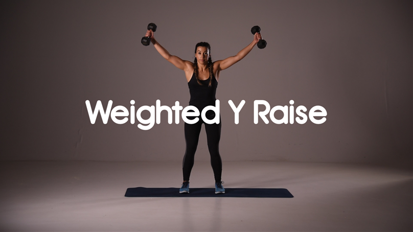How to do Y Raise hiit exercise